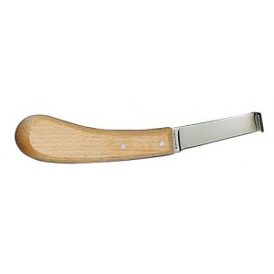 Nůž na paznehty levý 65 mm, s dřevěnou rukojetí